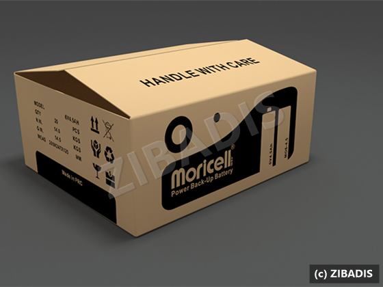 Sample of packaging design work by ZIBADIS